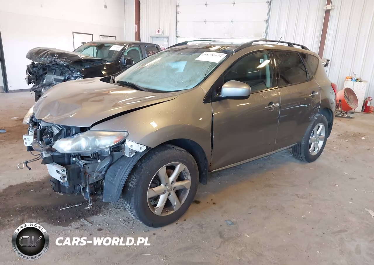 2010 Nissan Murano Sl VIN:JN8AZ1MW9AW104679 - 2