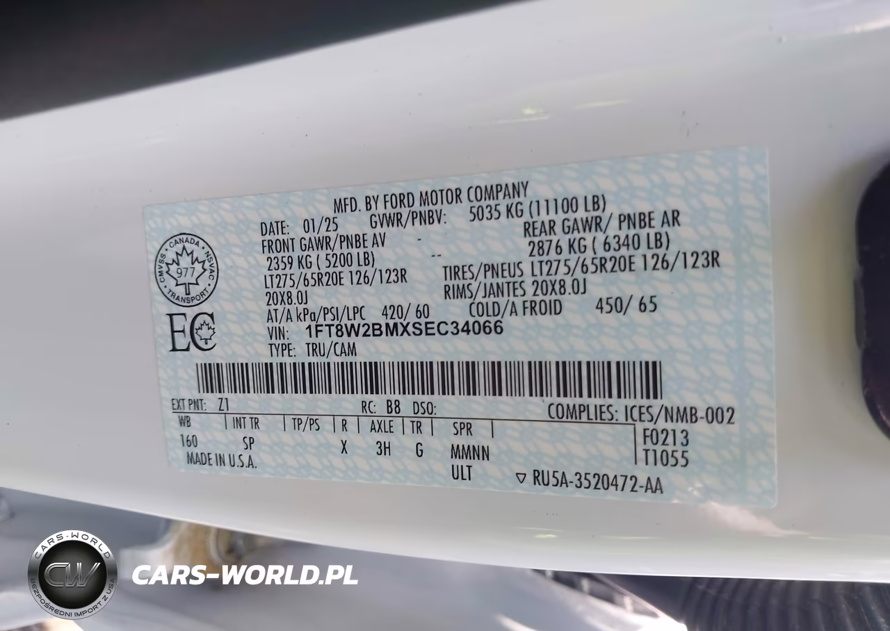 2025 Ford F-250 King Ranch VIN:1FT8W2BMXSEC34066 - 9