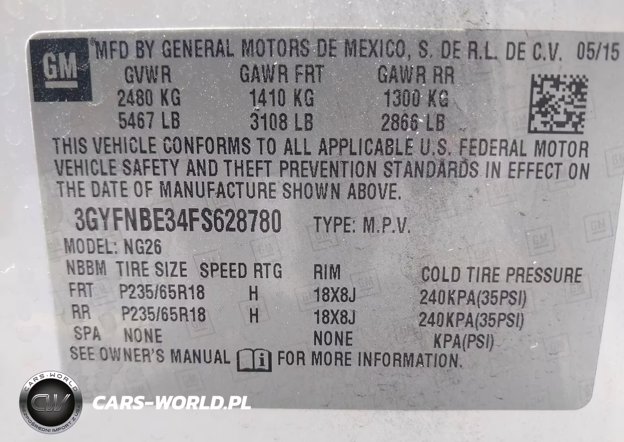 2015 Cadillac Srx Luxury Collection VIN:3GYFNBE34FS628780 - 9