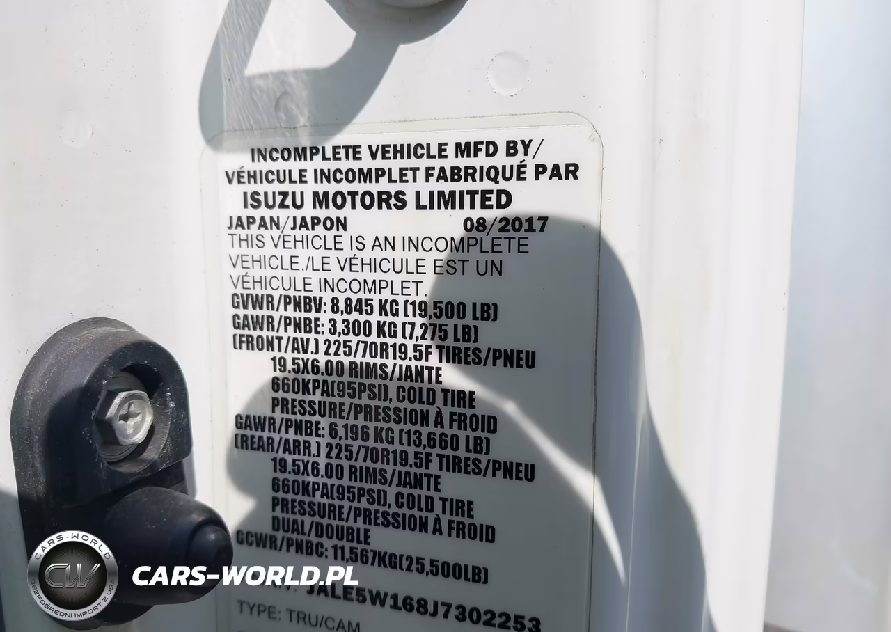 2018 Isuzu Nrr VIN:JALE5W168J7302253 - 8