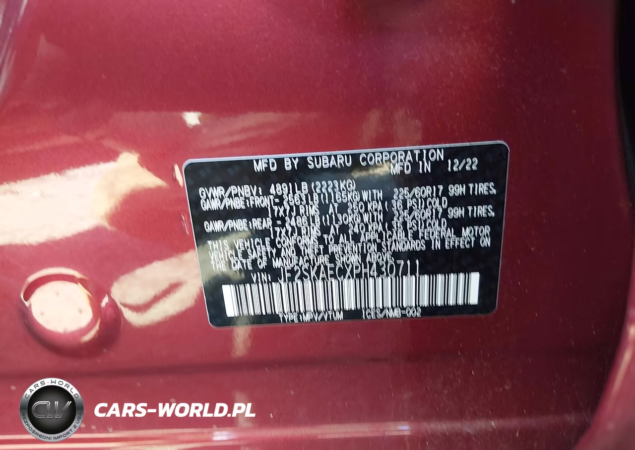 2023 Subaru Forester Premium VIN:JF2SKAECXPH430711 - 8