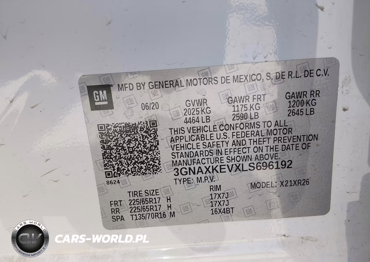 2020 Chevrolet Equinox Fwd Lt 1.5L Turbo VIN:3GNAXKEVXLS696192 - 9