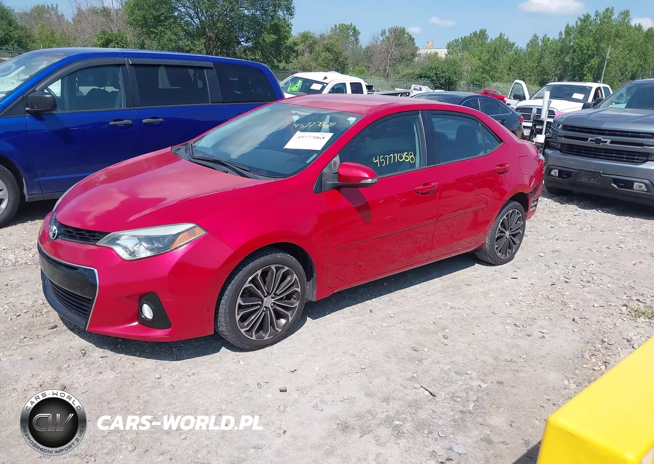 2015 Toyota Corolla S Plus VIN:2T1BURHE3FC245309 - 2