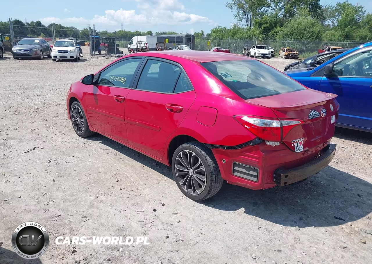 2015 Toyota Corolla S Plus VIN:2T1BURHE3FC245309 - 3
