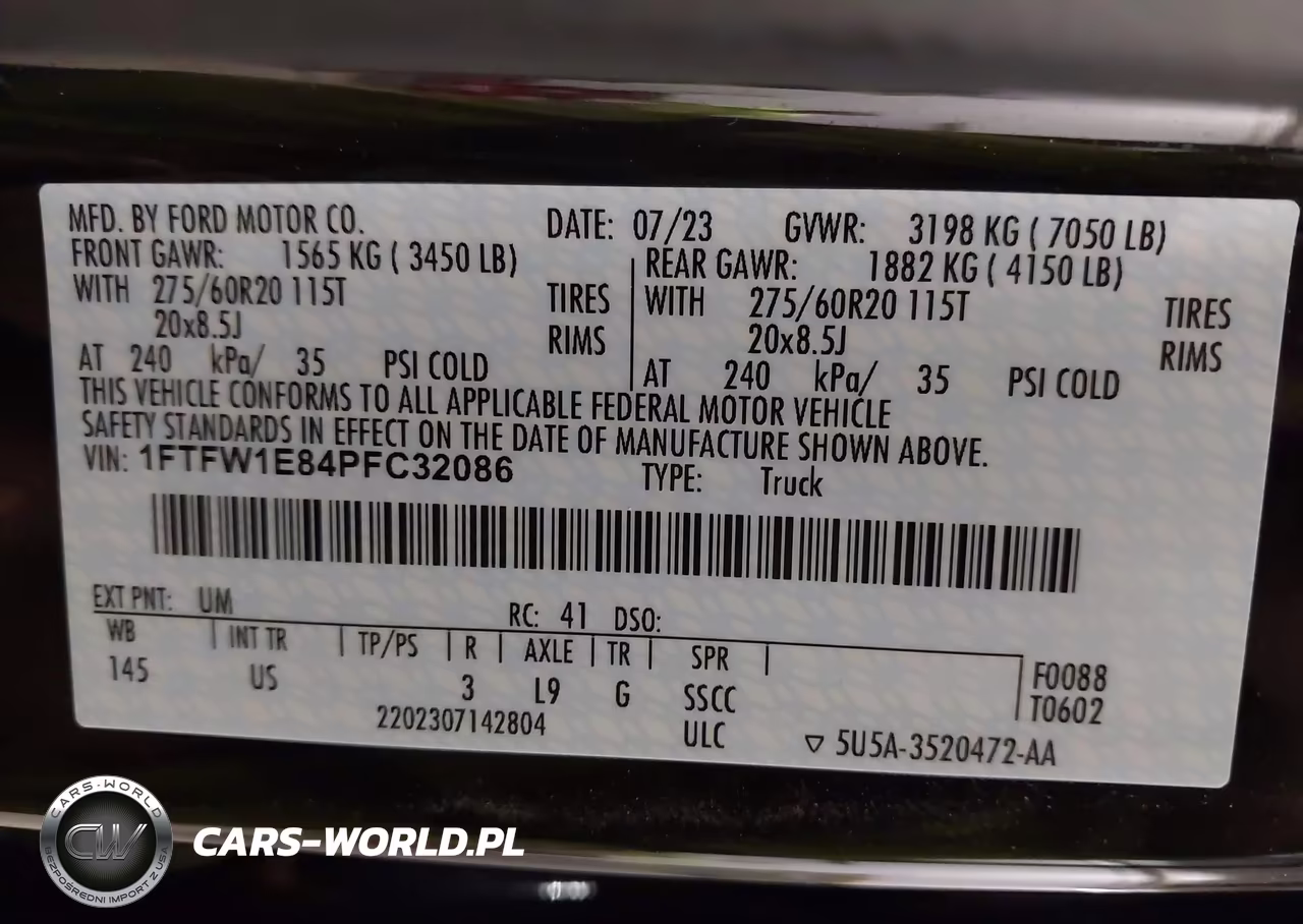 2023 Ford F-150 Xlt VIN:1FTFW1E84PFC32086 - 9