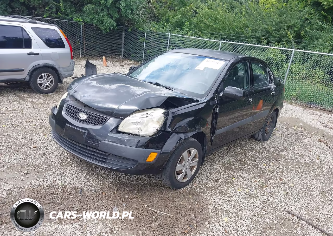2009 Kia Rio Lx VIN:KNADE223296461553 - 2