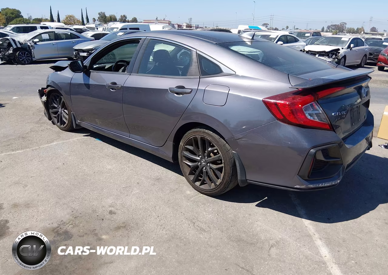 2020 Honda Civic Si Sedan VIN:2HGFC1E53LH706571 - 3