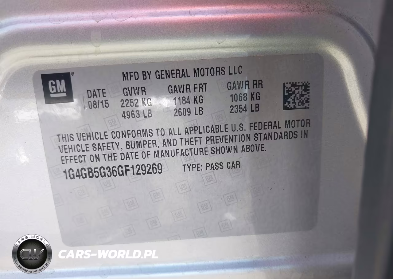 2016 Buick Lacrosse Leather VIN:1G4GB5G36GF129269 - 9