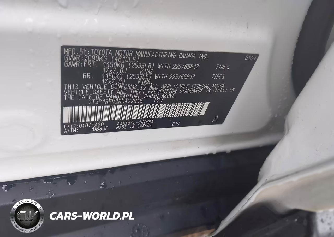 2024 Toyota Rav4 Xle VIN:2T3P1RFV2RC422915 - 9