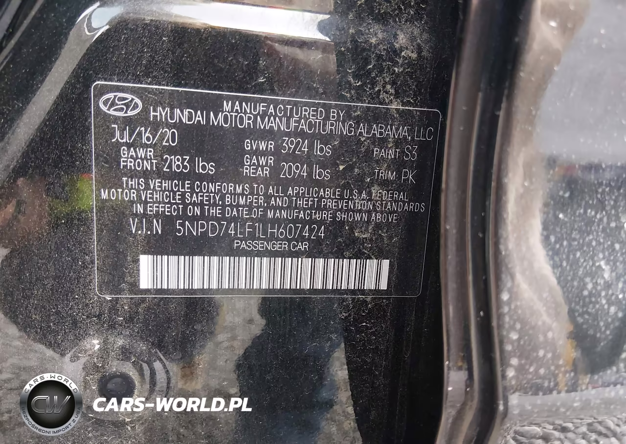 2020 Hyundai Elantra Se VIN:5NPD74LF1LH607424 - 9