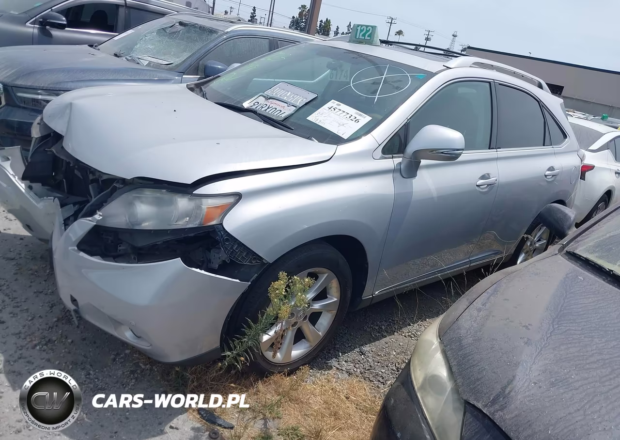 2010 Lexus Rx 350 VIN:2T2BK1BA0AC036367 - 2