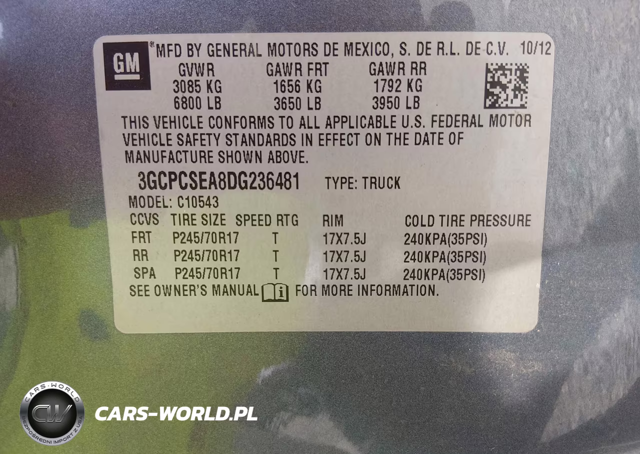 2013 Chevrolet Silverado 1500 Lt VIN:3GCPCSEA8DG236481 - 9