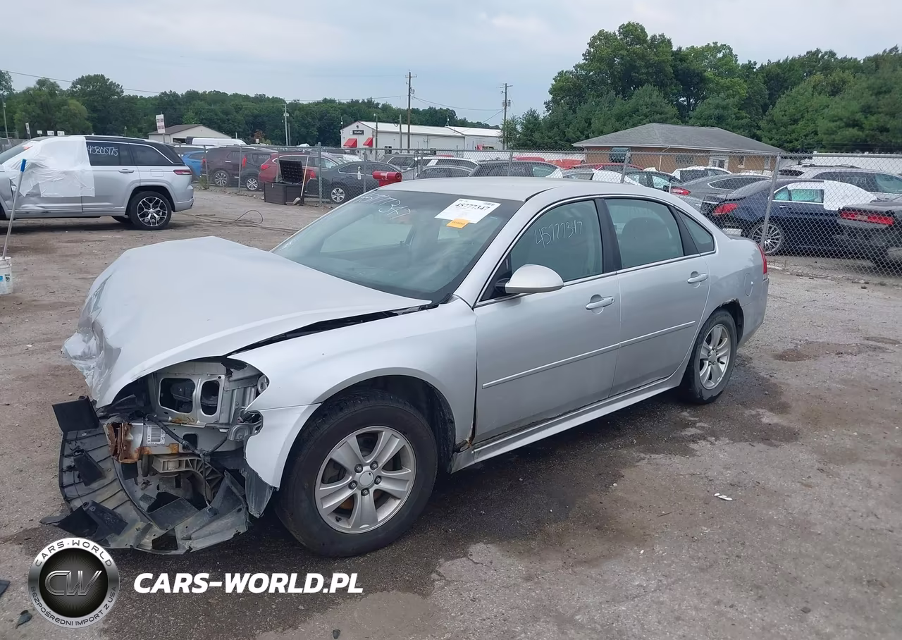 2012 Chevrolet Impala Ls VIN:2G1WF5E37C1149578 - 2