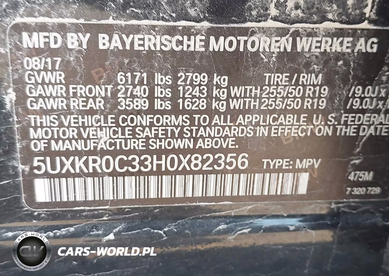 2017 BMW X5 xDrive35I VIN:5UXKR0C33H0X82356 - 9