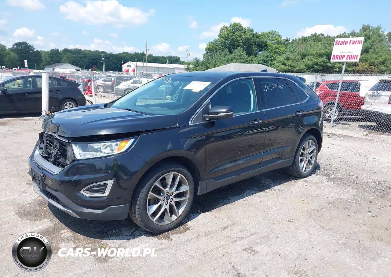 2015 Ford Edge Titanium VIN:2FMTK4K91FBB72390 - 2