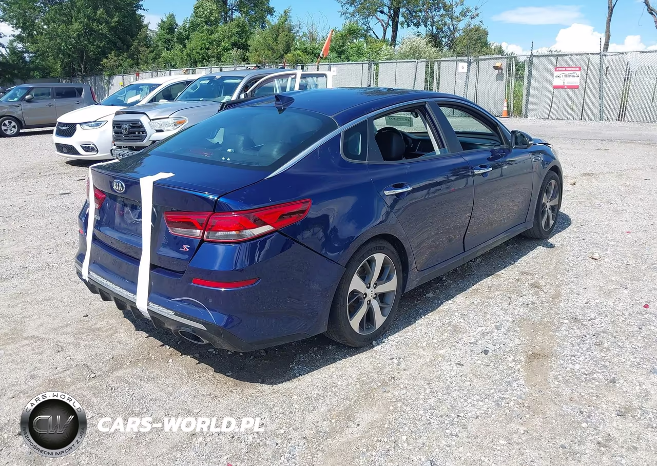 2019 Kia Optima S VIN:5XXGT4L31KG361063 - 4