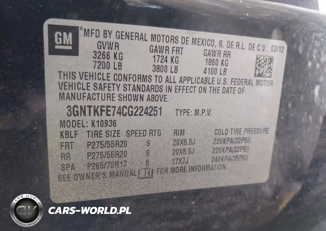 2012 Chevrolet Avalanche Lt VIN:3GNTKFE74CG224251 - 9