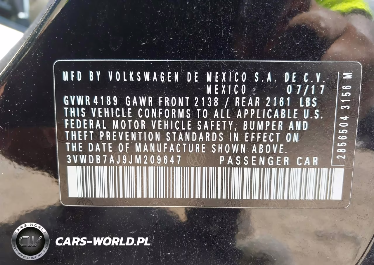 2018 Volkswagen Jetta 1.4T Se-1.4T Wolfsburg Edition VIN:3VWDB7AJ9JM209647 - 9