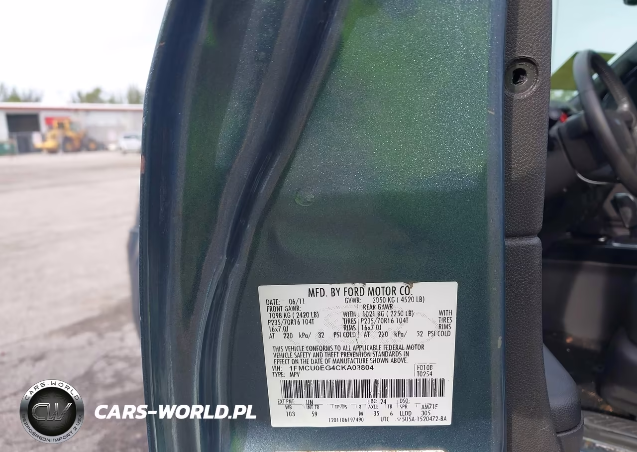 2012 Ford Escape Limited VIN:1FMCU0EG4CKA03804 - 9