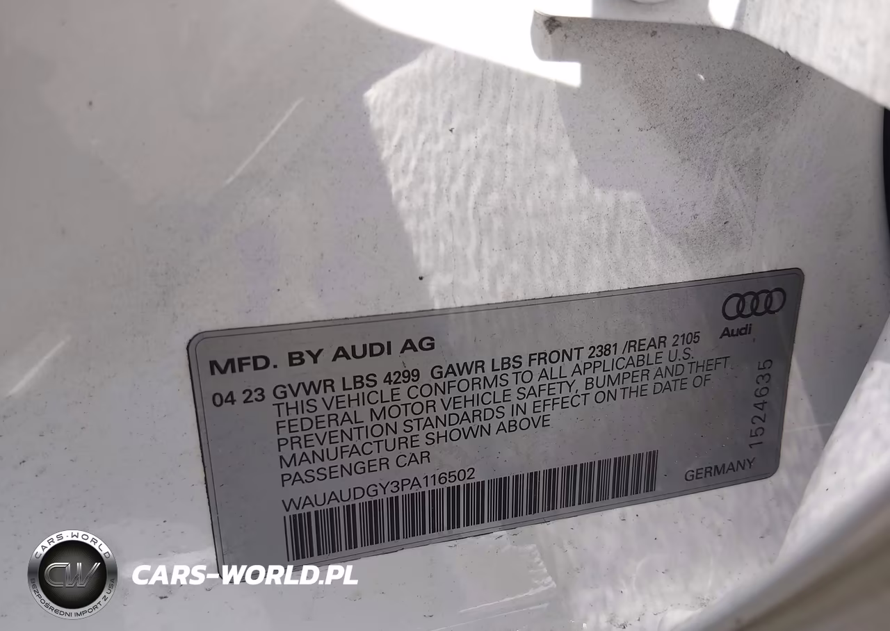 2023 Audi A3 Premium 40 Tfsi Front-Wheel Drive S Tronic VIN:WAUAUDGY3PA116502 - 9