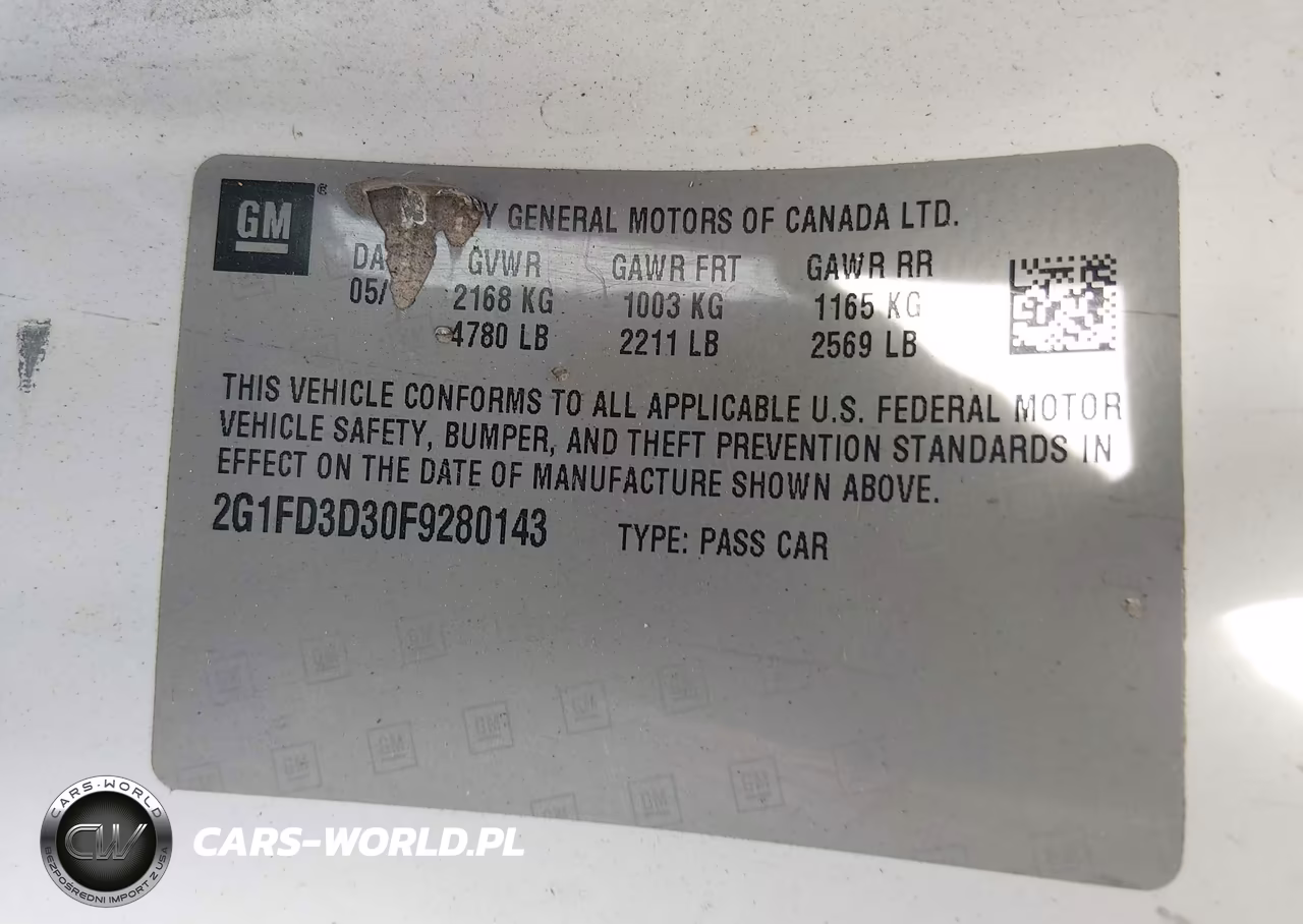 2015 Chevrolet Camaro 1Lt VIN:2G1FD3D30F9280143 - 9