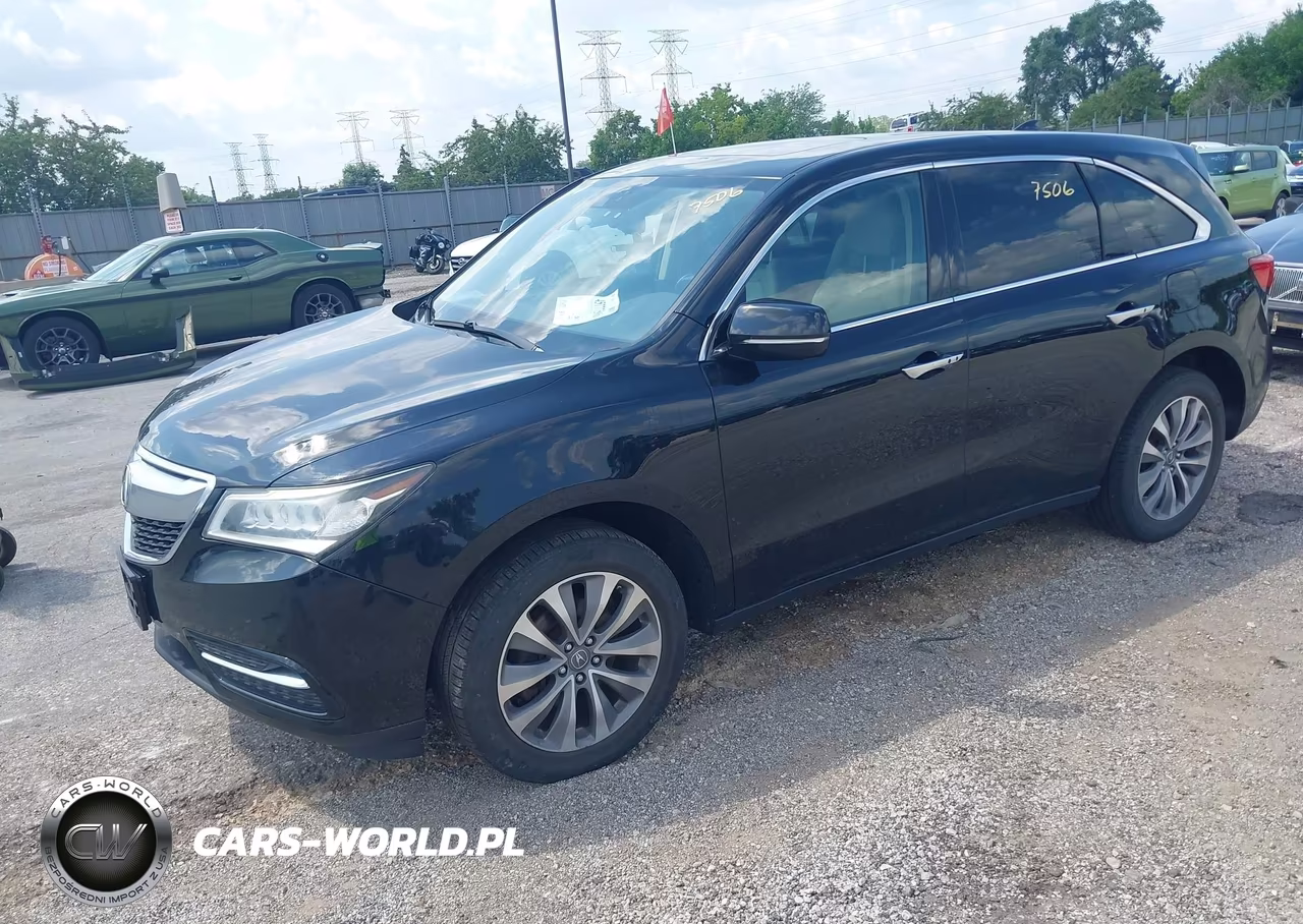 2015 Acura Mdx Technology Package VIN:5FRYD4H46FB018422 - 2