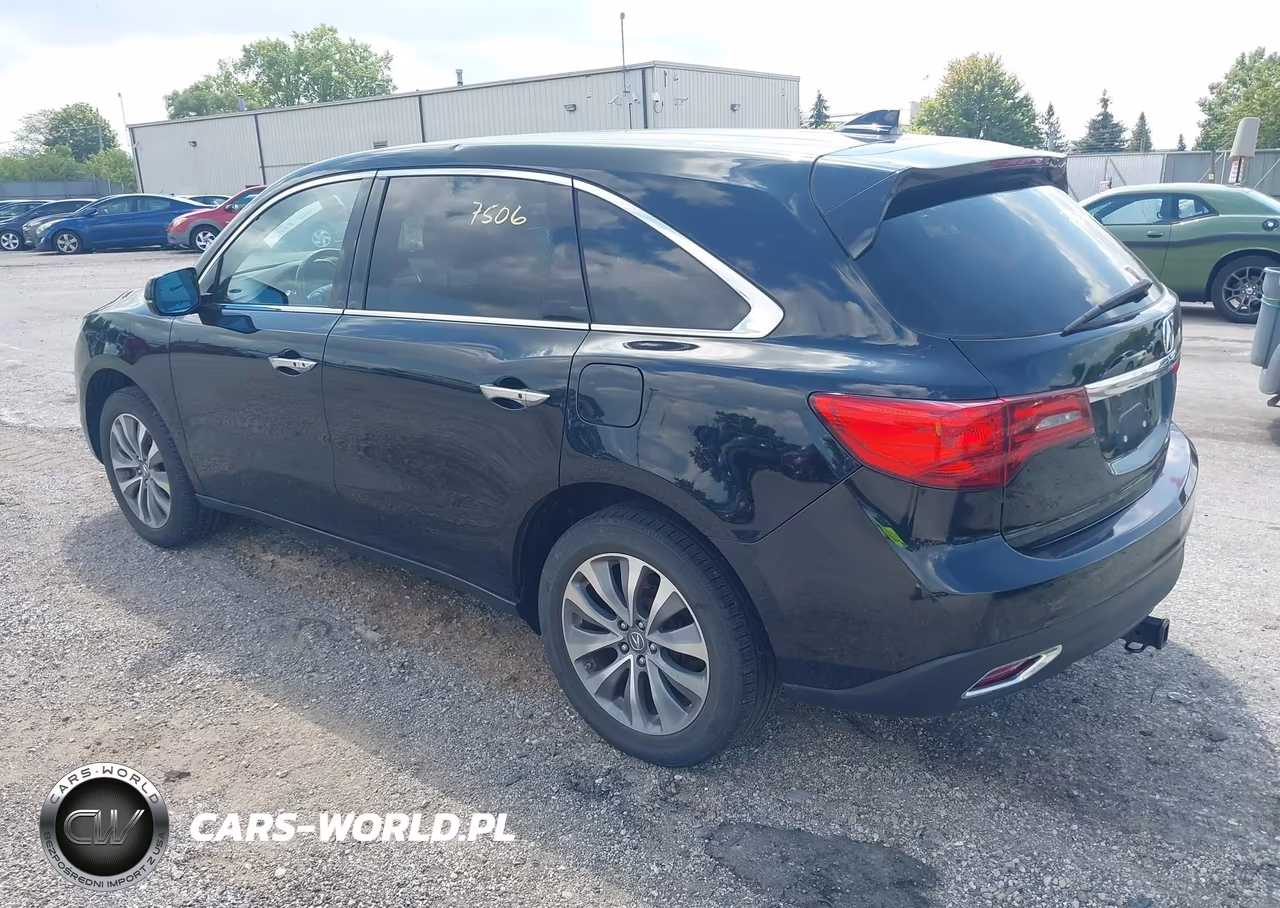 2015 Acura Mdx Technology Package VIN:5FRYD4H46FB018422 - 3