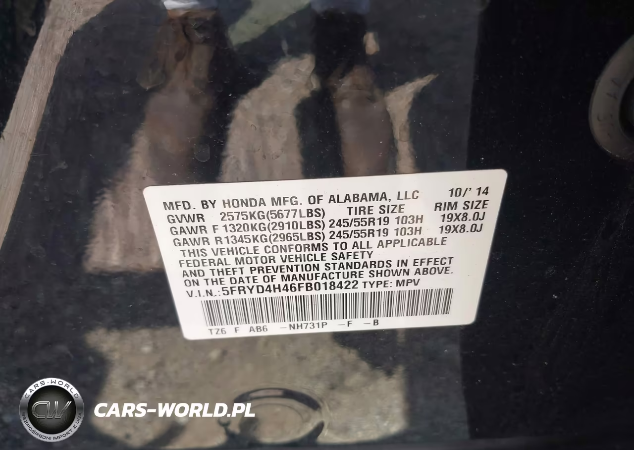 2015 Acura Mdx Technology Package VIN:5FRYD4H46FB018422 - 9