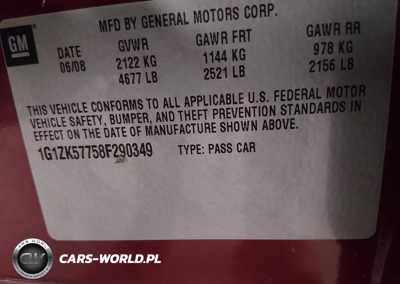 2008 Chevrolet Malibu Ltz VIN:1G1ZK57758F290349 - 9