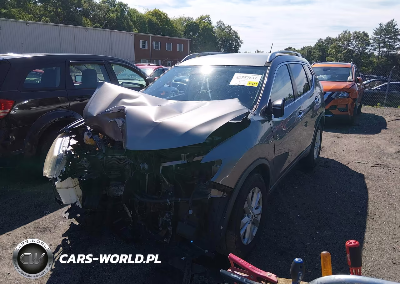 2015 Nissan Rogue Sv VIN:KNMAT2MT8FP580044 - 2