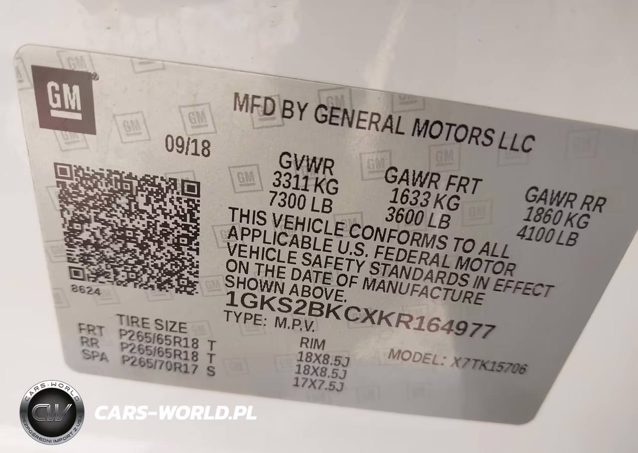 2019 GMC Yukon Slt VIN:1GKS2BKCXKR164977 - 9