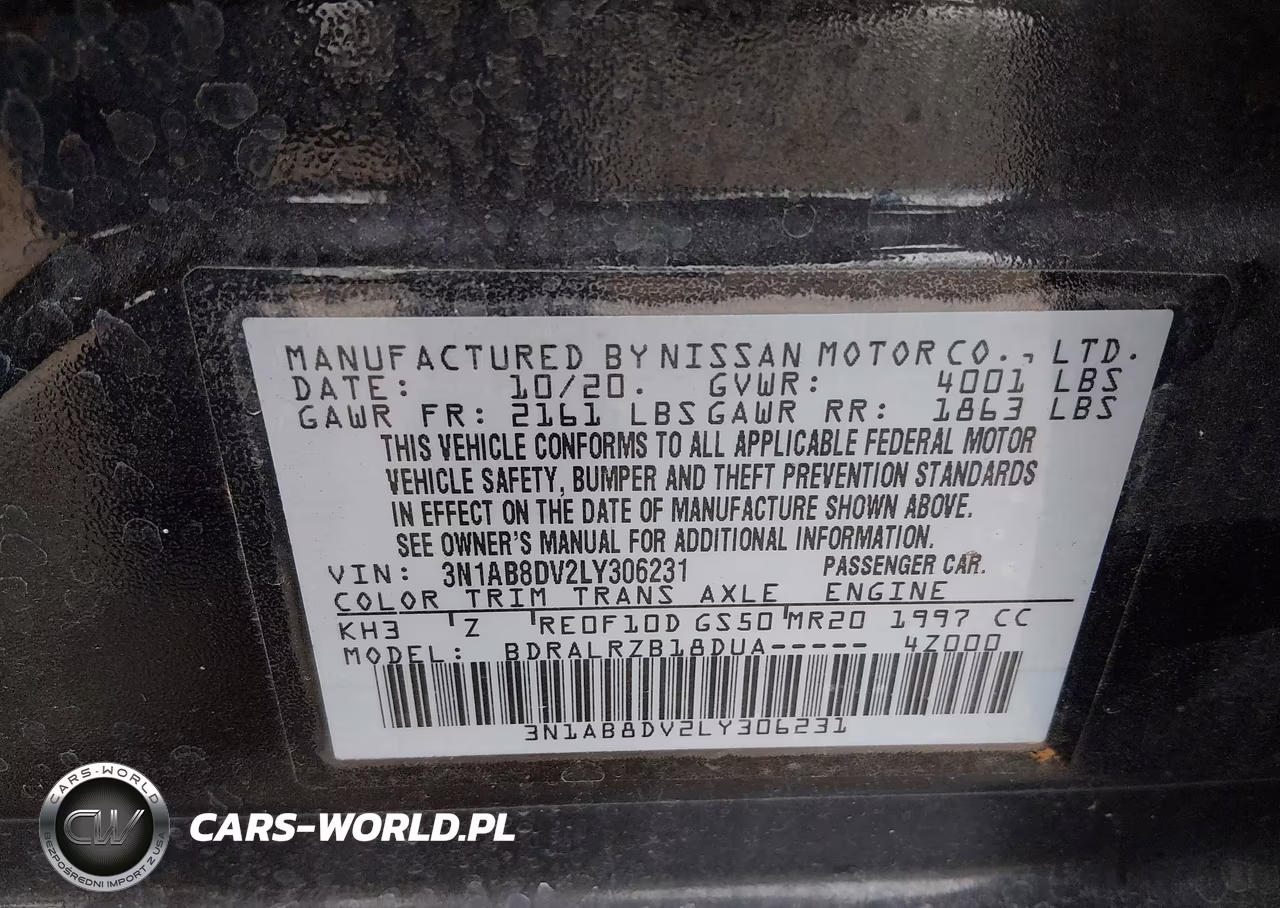 2020 Nissan Sentra Sr Xtronic Cvt VIN:3N1AB8DV2LY306231 - 9