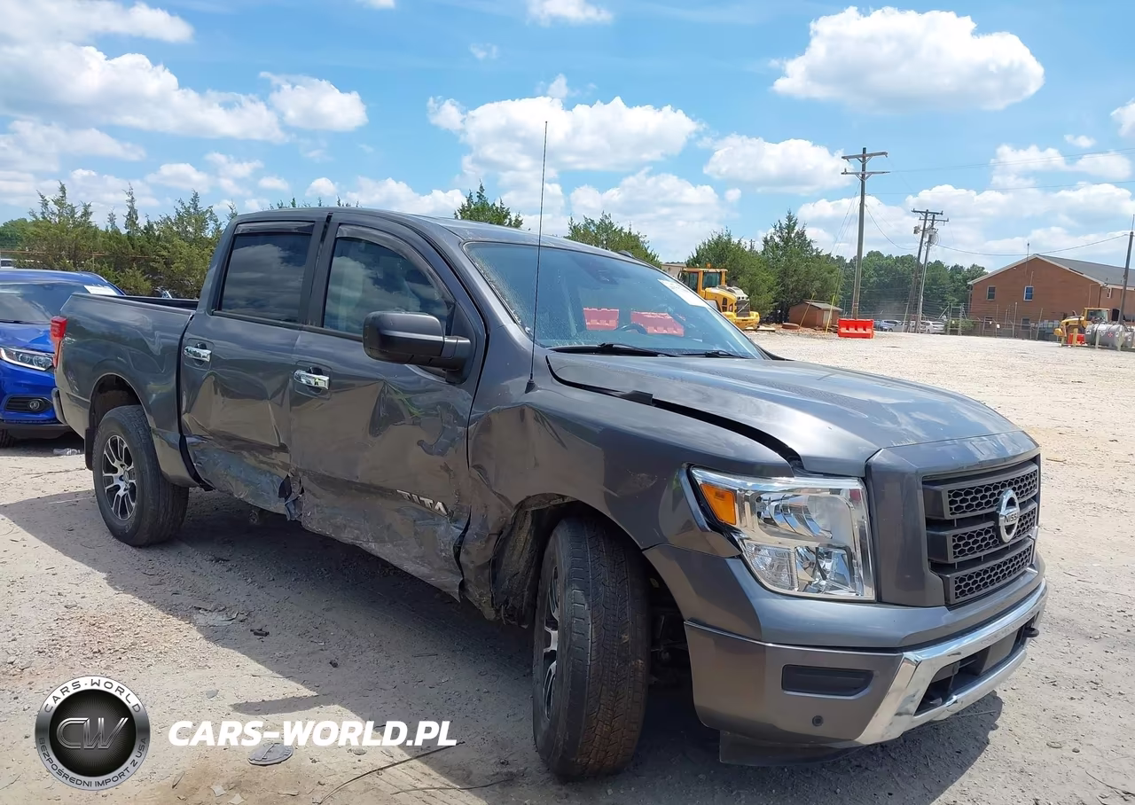 2021 Nissan Titan Sv 4X4 VIN:1N6AA1ED6MN529333 - 1