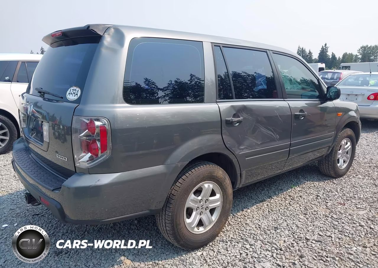 2007 Honda Pilot Lx VIN:5FNYF18167B032838 - 4