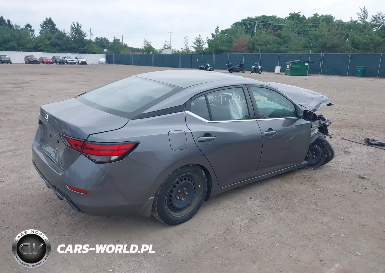 2020 Nissan Sentra S Xtronic Cvt VIN:3N1AB8BVXLY304469 - 4