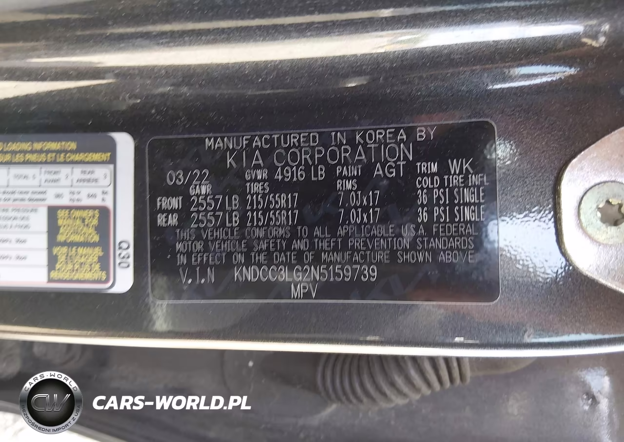2022 Kia Niro Ev S VIN:KNDCC3LG2N5159739 - 9