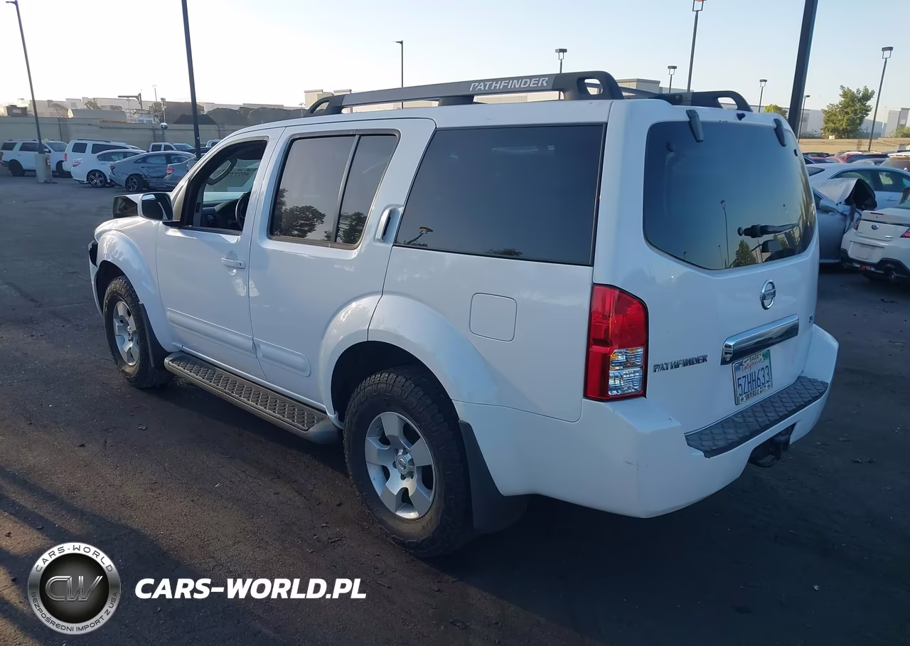 2007 Nissan Pathfinder Se VIN:5N1AR18U87C637987 - 3
