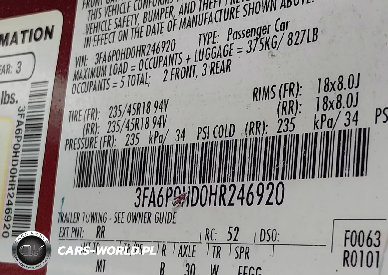 2017 Ford Fusion Se VIN:3FA6P0HD0HR246920 - 9