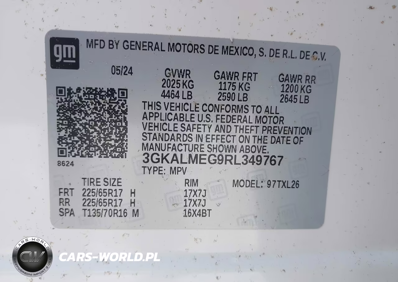 2024 GMC Terrain Fwd Sle VIN:3GKALMEG9RL349767 - 9