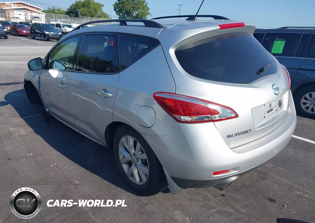 2014 Nissan Murano Sl VIN:JN8AZ1MW4EW501187 - 3