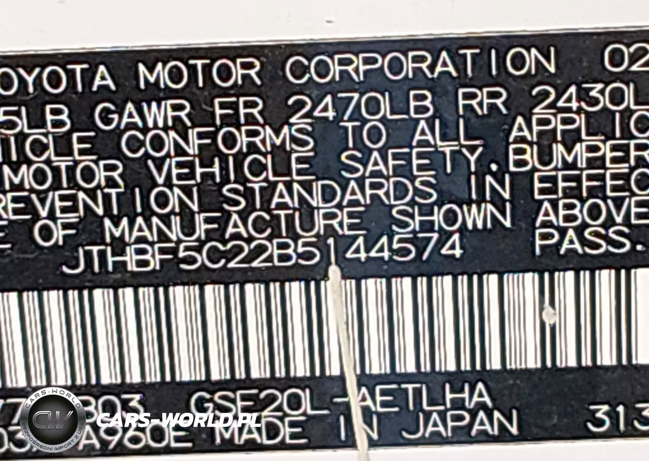 2011 Lexus Is 250 VIN:JTHBF5C22B5144574 - 9