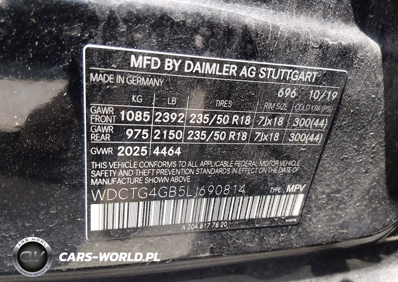 2020 Mercedes-Benz Gla 250 4Matic VIN:WDCTG4GB5LJ690814 - 9