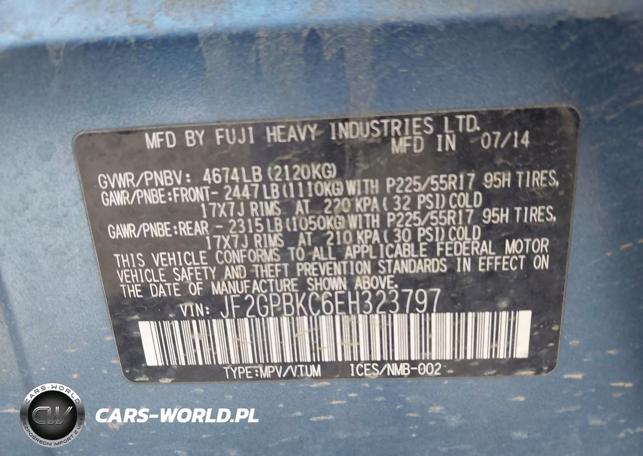 2014 Subaru Xv Crosstrek Hybrid 2.0I Touring VIN:JF2GPBKC6EH323797 - 9