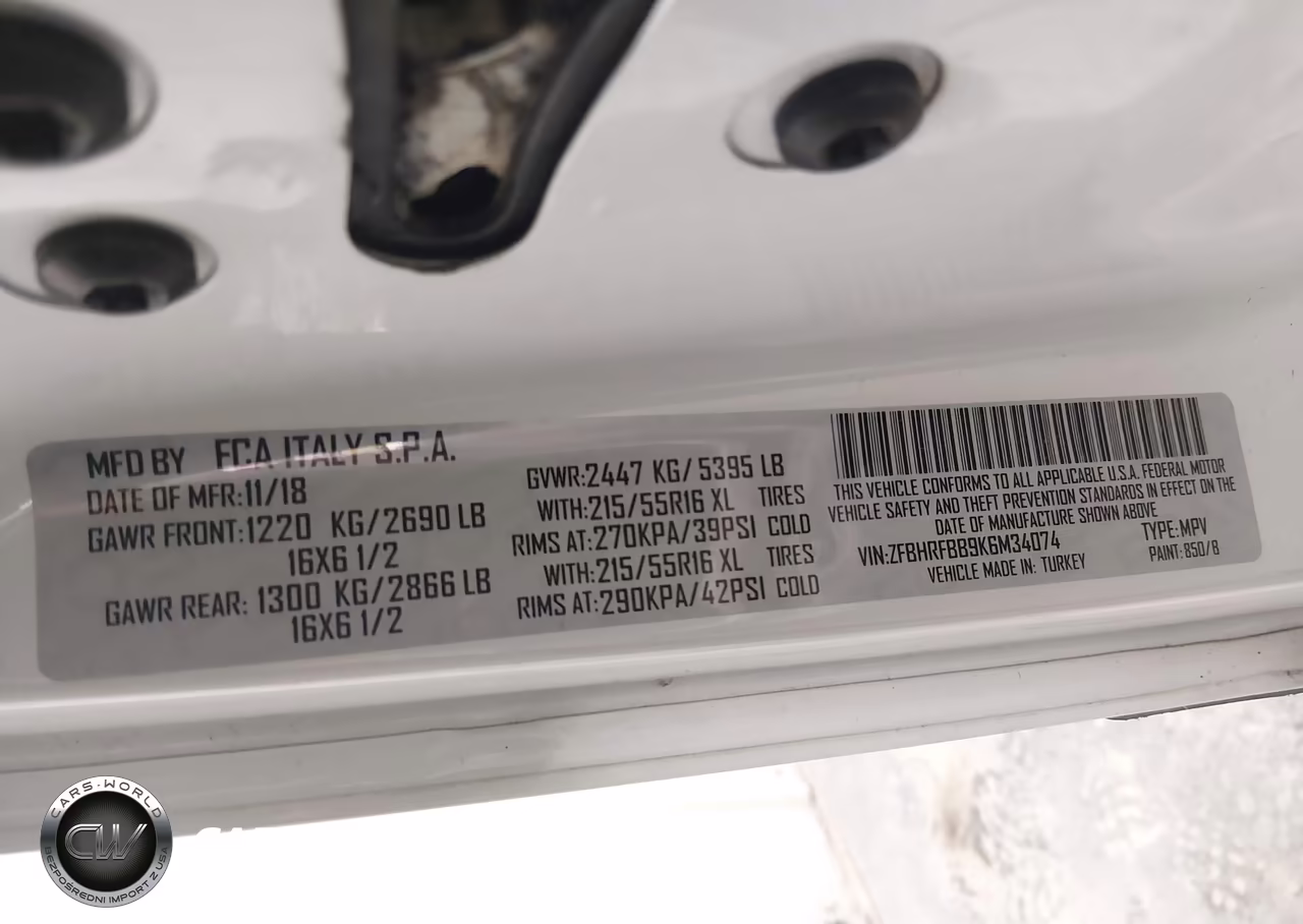 2019 Ram Promaster City Slt VIN:ZFBHRFBB9K6M34074 - 9