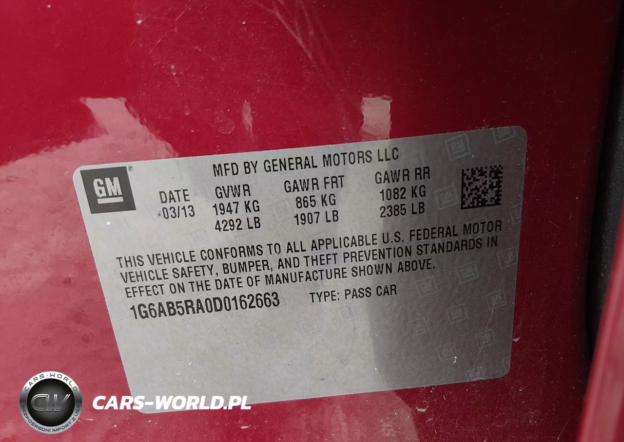 2013 Cadillac Ats Luxury VIN:1G6AB5RA0D0162663 - 9