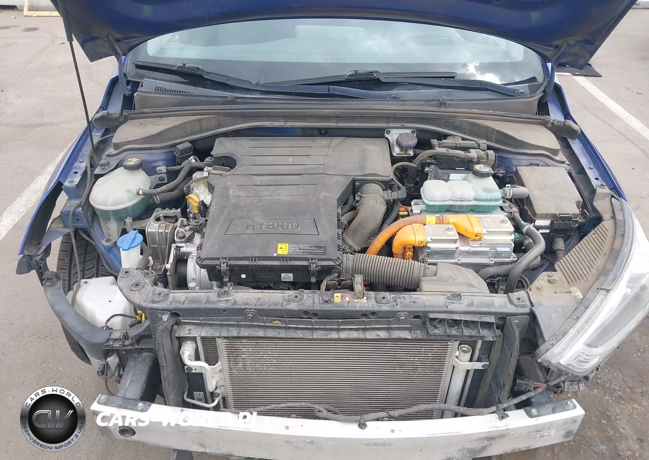 2020 Hyundai Ioniq Hybrid Blue VIN:KMHC65LC2LU228900 - 10
