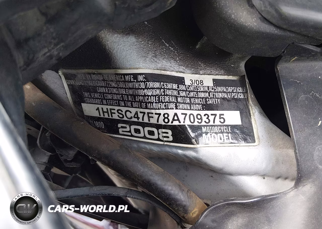 2008 Honda Gl1800 VIN:1HFSC47F78A709375 - 10