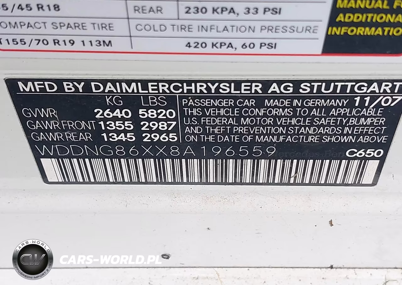 2008 Mercedes-Benz S 550 4Matic VIN:WDDNG86XX8A196559 - 9