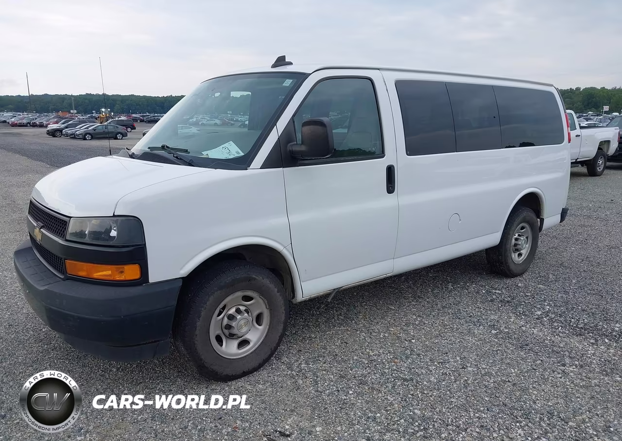2020 Chevrolet Express Passenger Rwd 2500 Regular Wheelbase Ls VIN:1GAWGEFPXL1233611 - 2