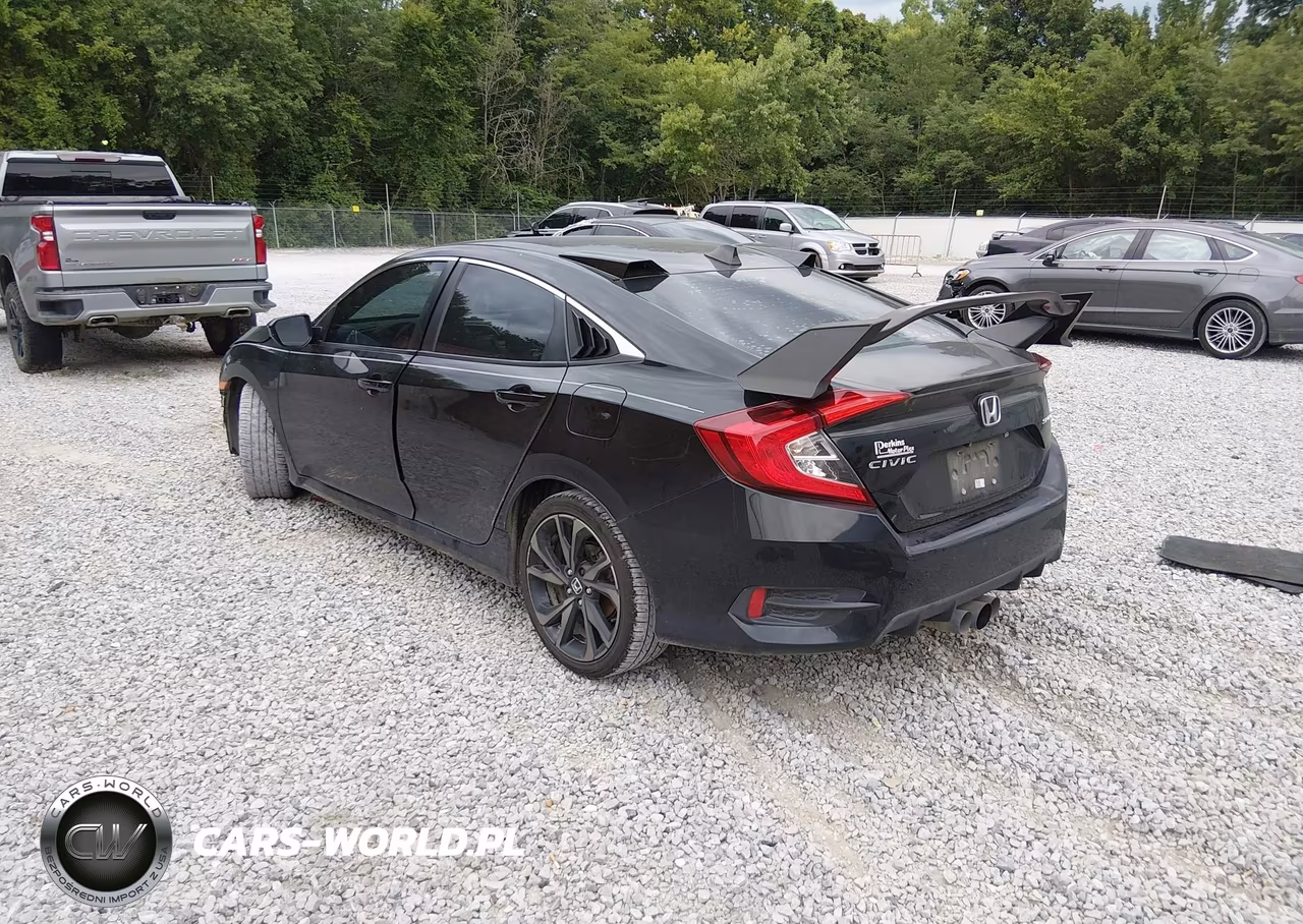 2020 Honda Civic Sport VIN:2HGFC2F83LH598693 - 3